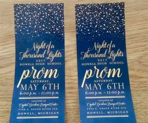 prom favor ideas|prom ticket ideas.